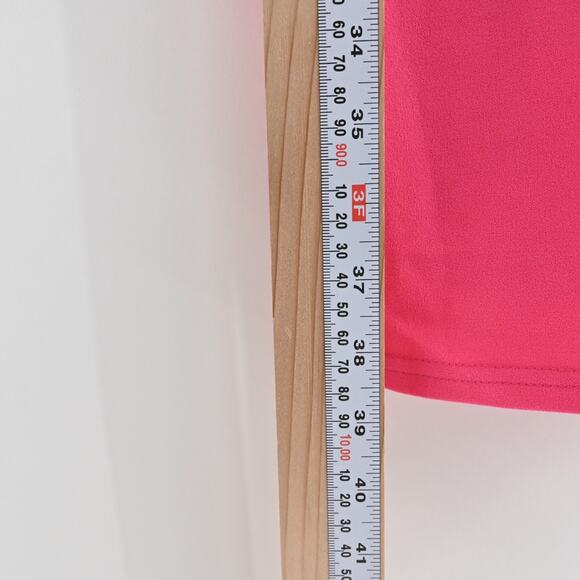 LULUS Dress Size S Fuchsia Cityscape Cold Shoulder Bodycon Knee Length Sexy Glam - Picture 10 of 11